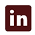 Maroon LinkedIn icon